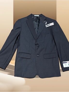 NWT IZOD Kids Charcoal Two-Button Sport Coat/Blazer